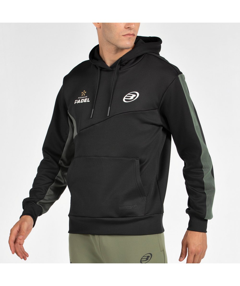SUDADERA BULLPADEL PALMIRO NEGRO