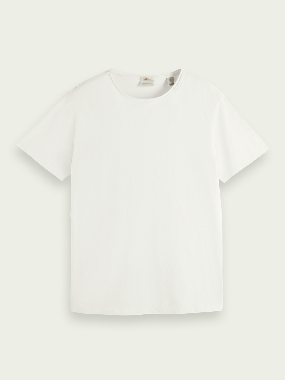 Relaxed Fit Raw-Edge Organic Cotton T-Shirt