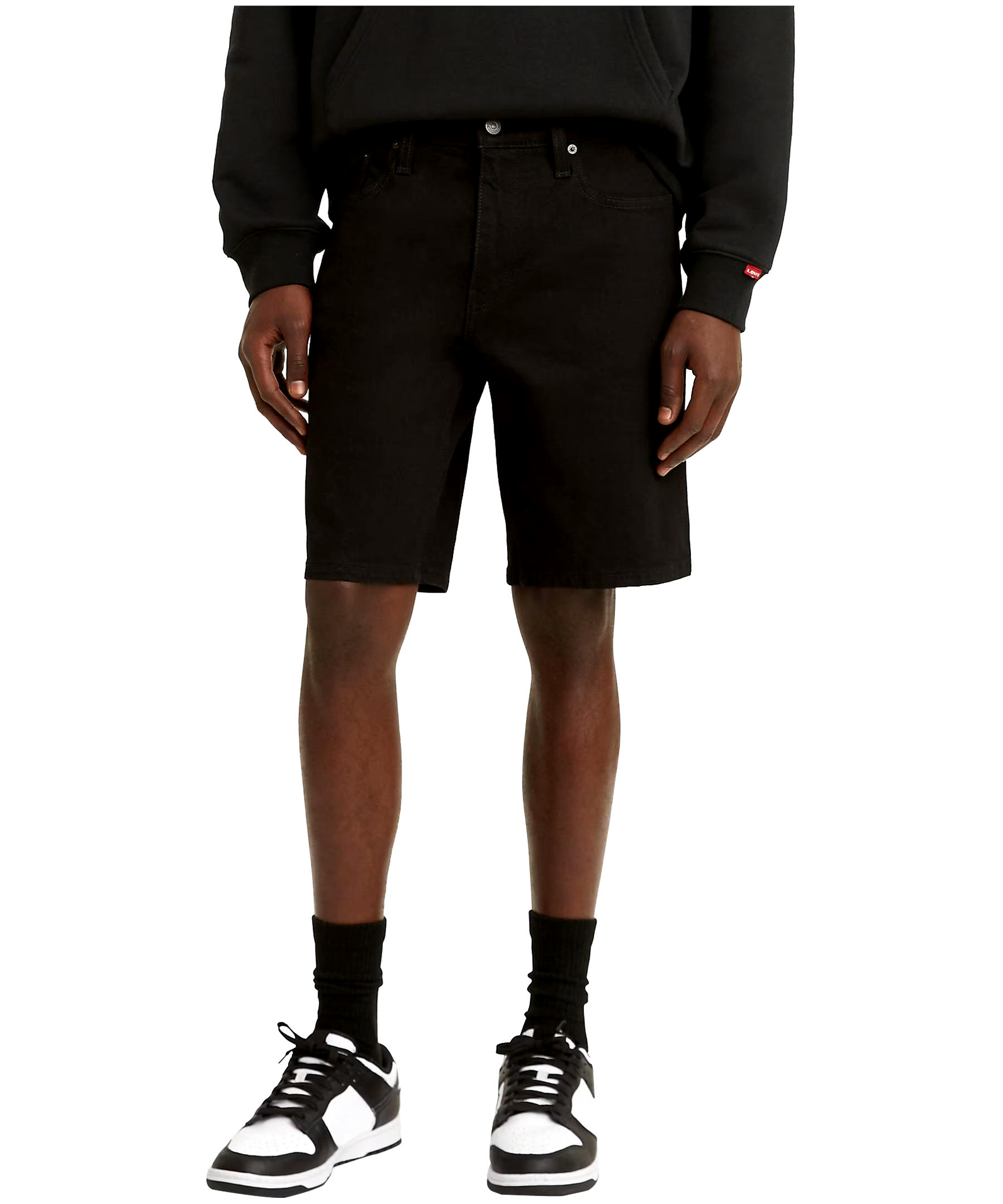 Levi's Men's Flex Standard Mid Rise Regular Fit Jean Shorts - Black