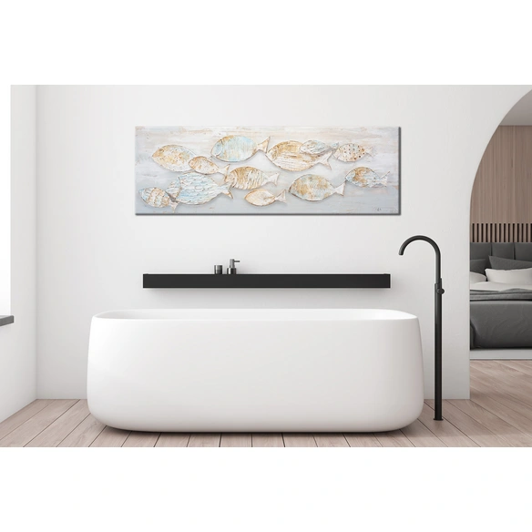 Ölgemälde, ca. 40x120 cm, Motiv: 9079