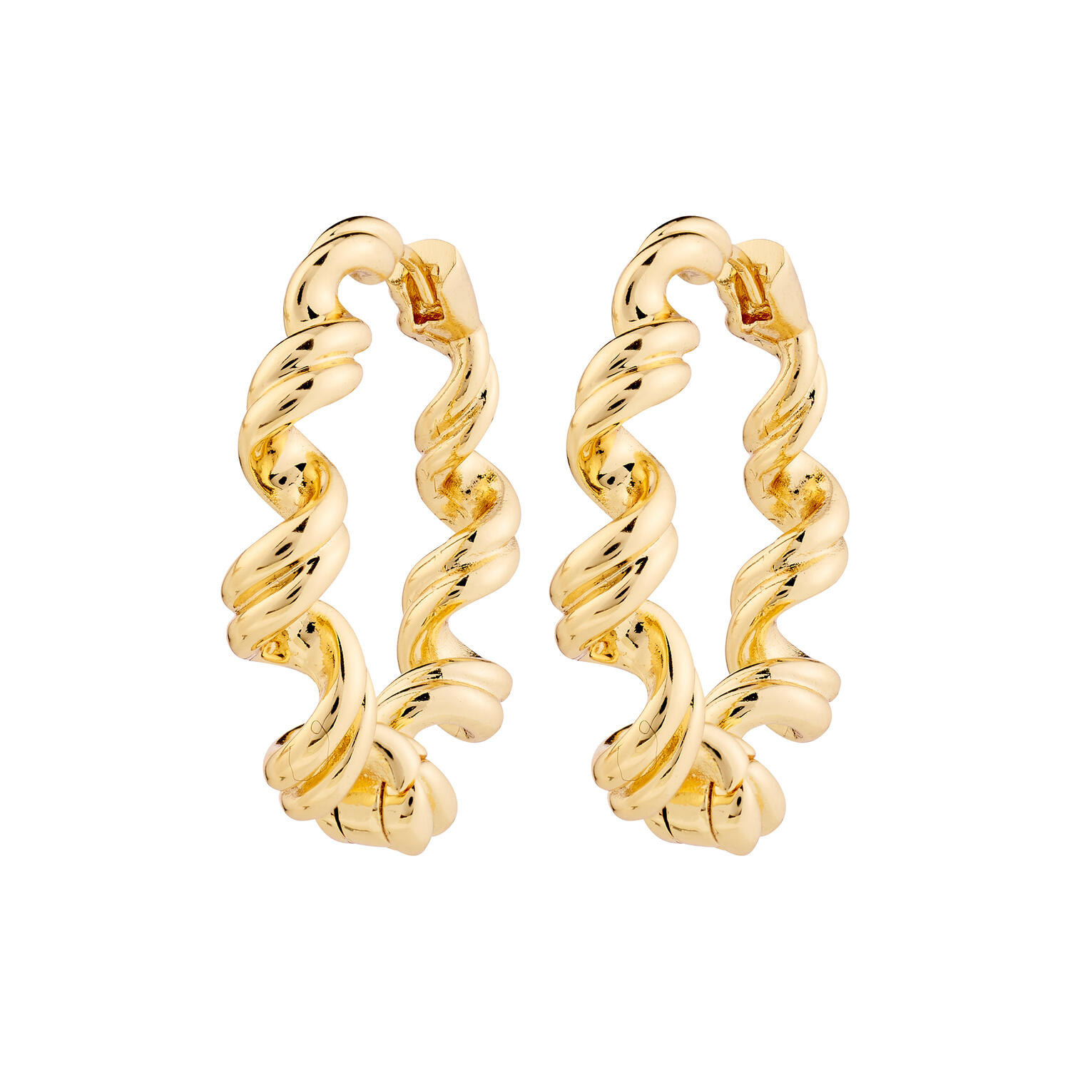 LARISA øreringe, gold plated