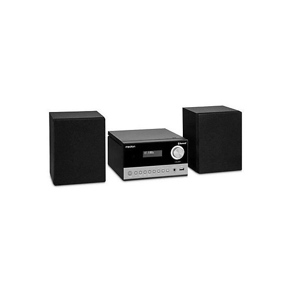 Mini Hi-Fi MEDION E64088 Noir Metallique CD DAB  Bluetooth 5.3