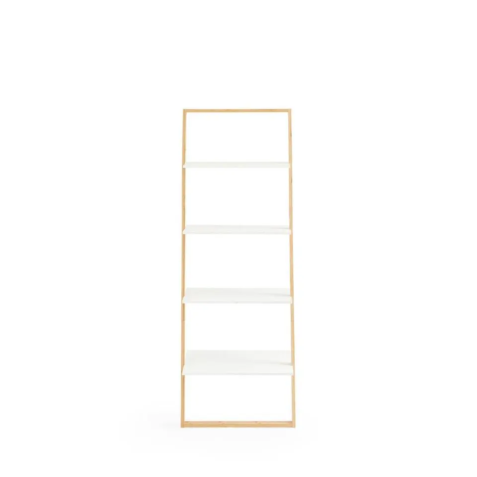 Hioshop Karin wandkast 4 planken wit