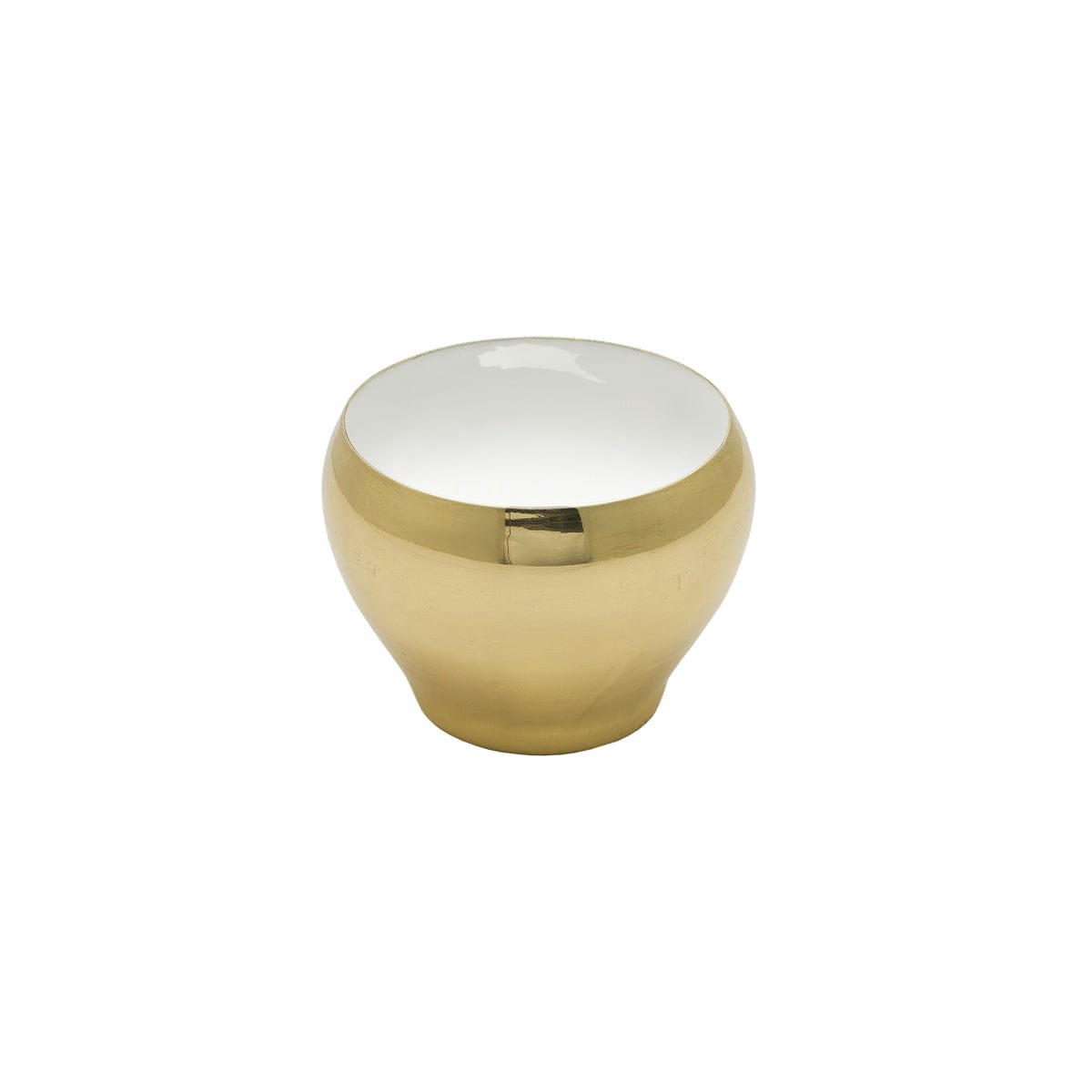 BIRMAN - Porte-Bougie en cuivre blanc et doré L7