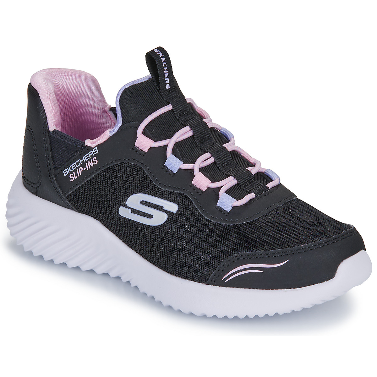 Skechers - SLIP-INS: BOUNDER - SIMPLE CUTE - Black / Pink