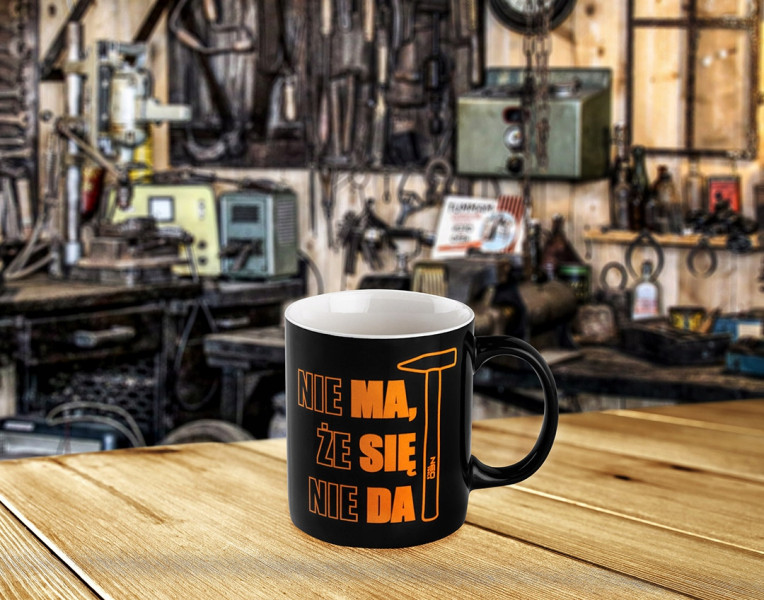 Kubek z nadrukiem MA SIĘ DA, prezent 330ml, NEO Tools