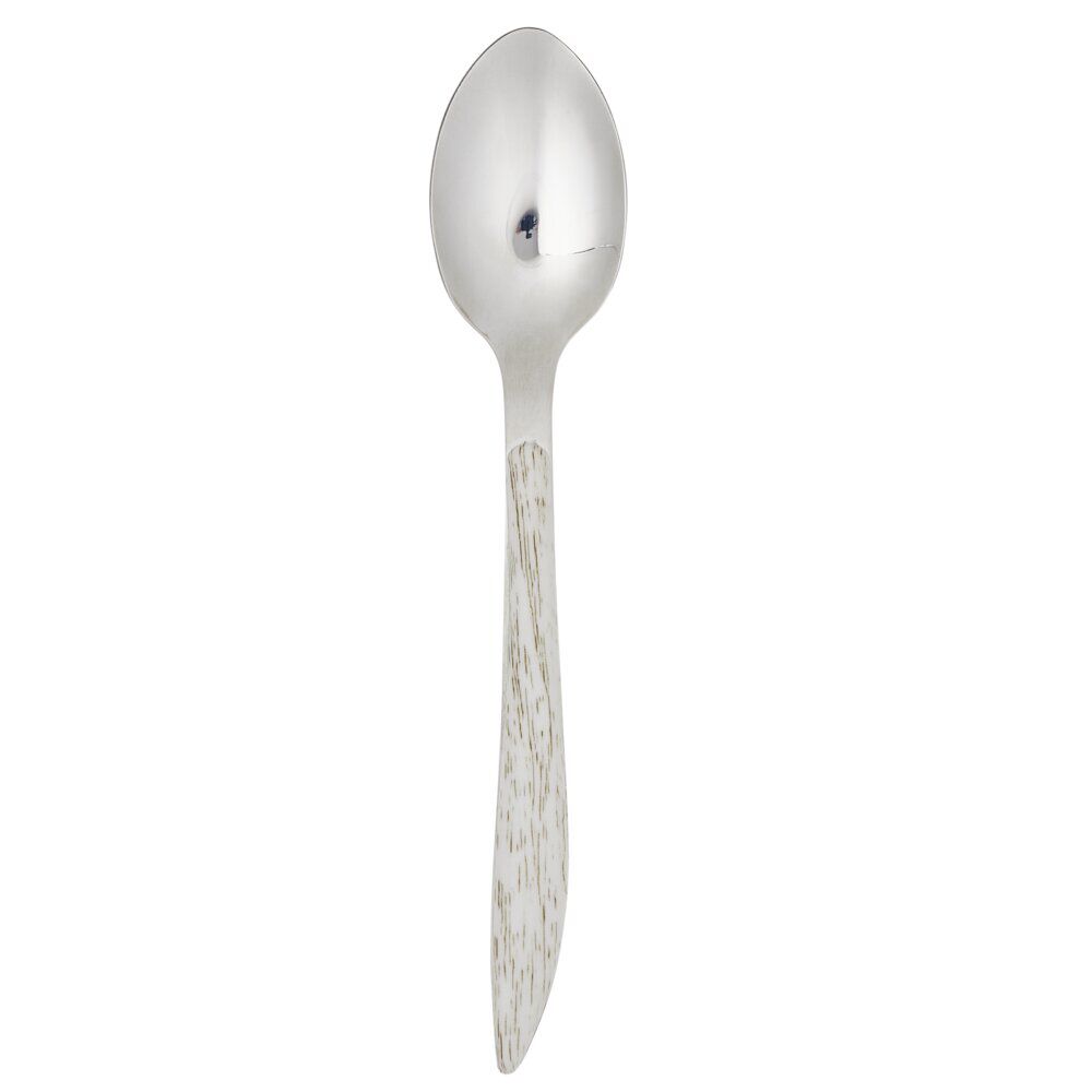 Cuillère à soupe L21cm acier manche marron