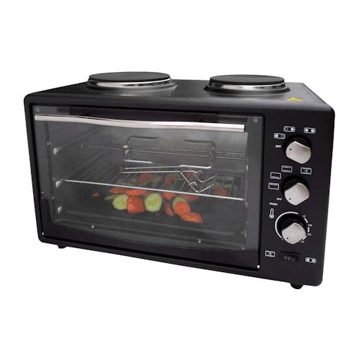 Portable Oven with Rotisserie Cooking, 34L Capacity, 2400W