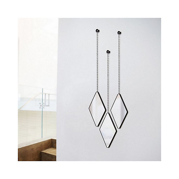 Miroir design suspendu Dima (Lot de 3)