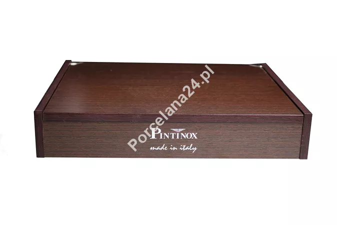 Komplet sztućców 24 cz. na 6 osób PINTINOX - Capitolium (3.5 mm) - drewniana kaseta 23.2350.0S091.K24