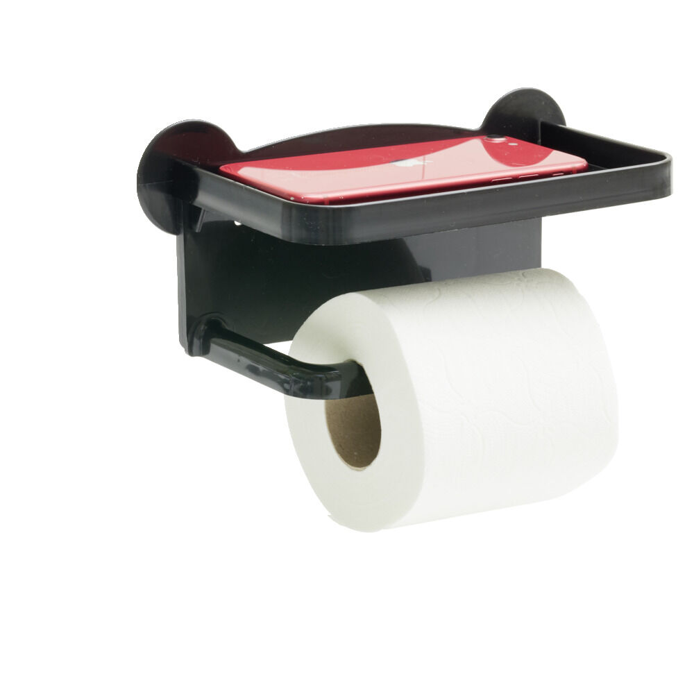 Dérouleur de papier WC avec support téléphone 21x10xH11cm - 2 modèles