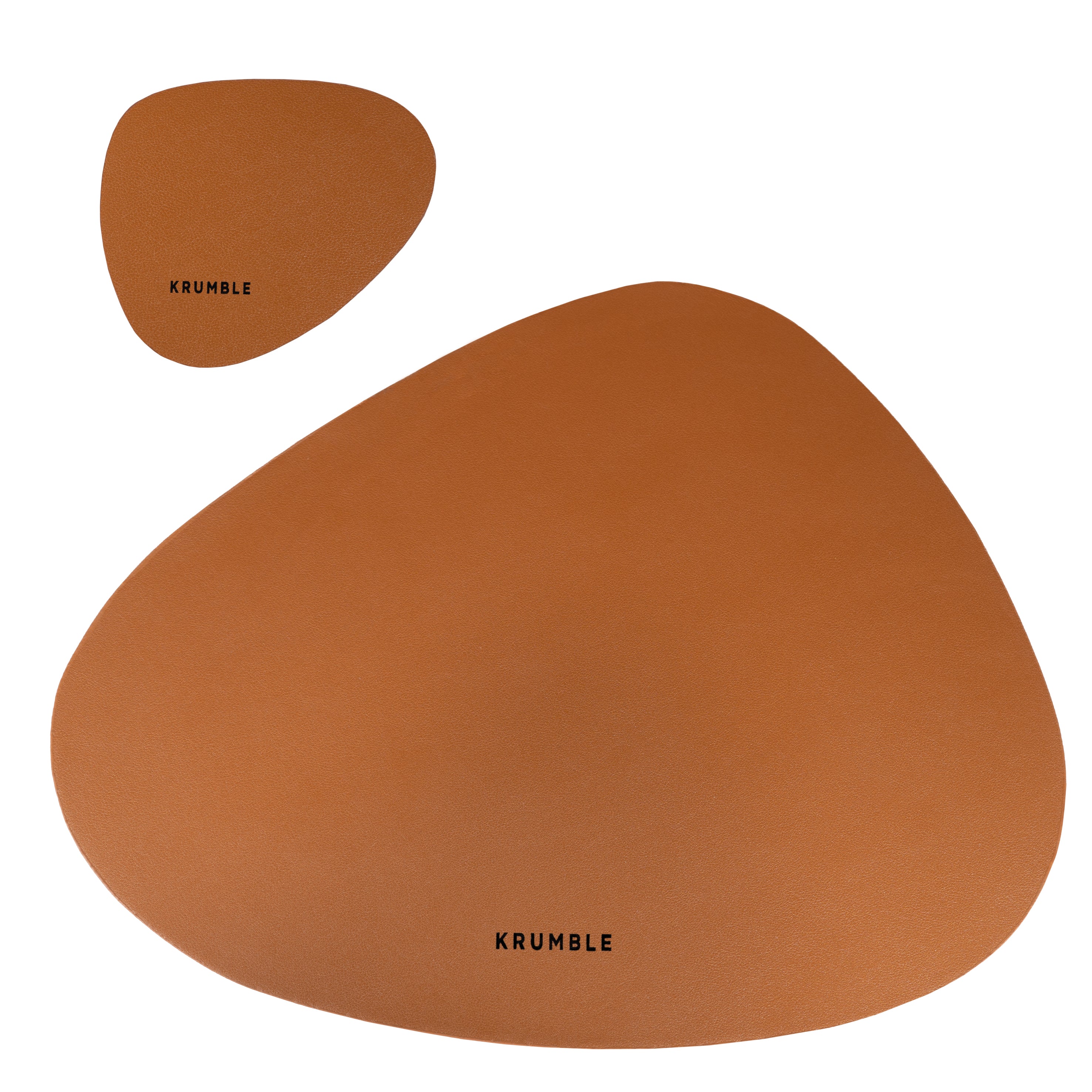 Krumble Placemat set design - 4 stuks - Bruin