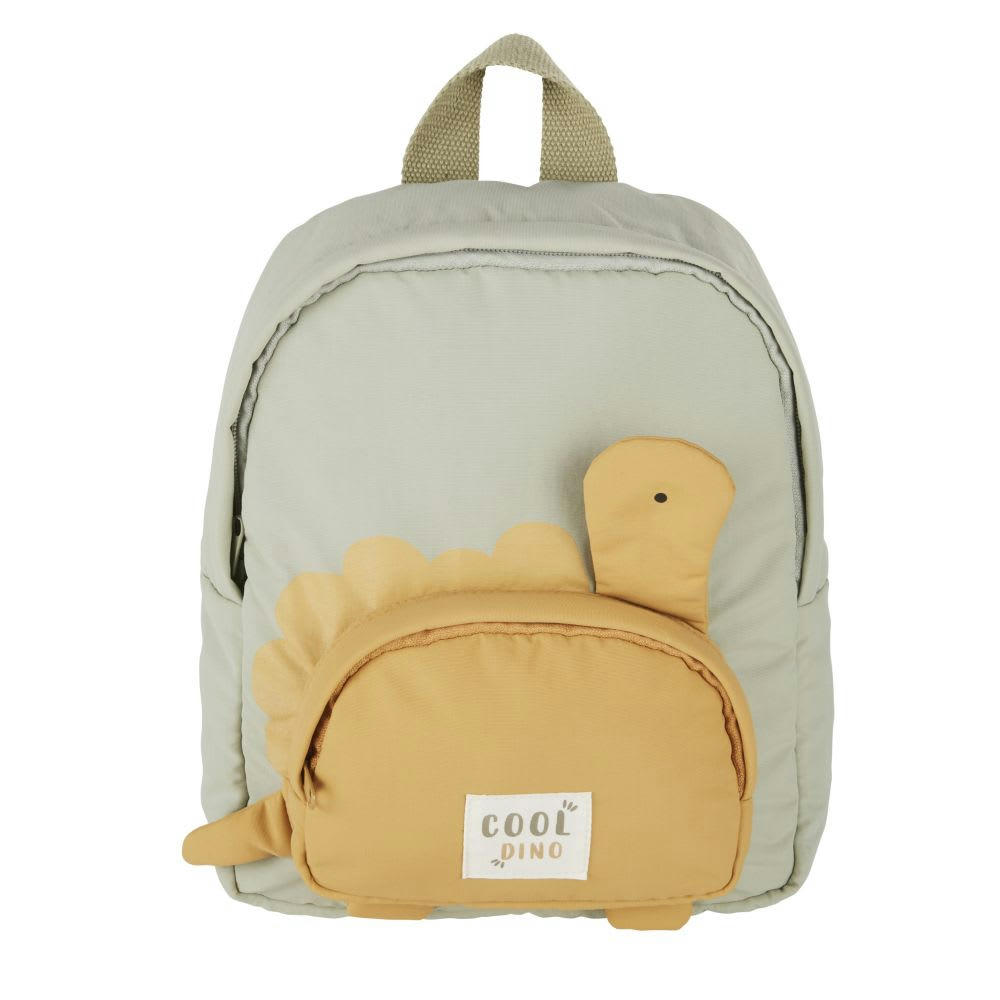 YUMA - Sac à dos dino vert et jaune