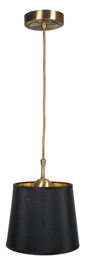 Lampa wisząca mosiądz-czarna MILONGA 1xE27x60W wym: 120x20x20 cm Candellux