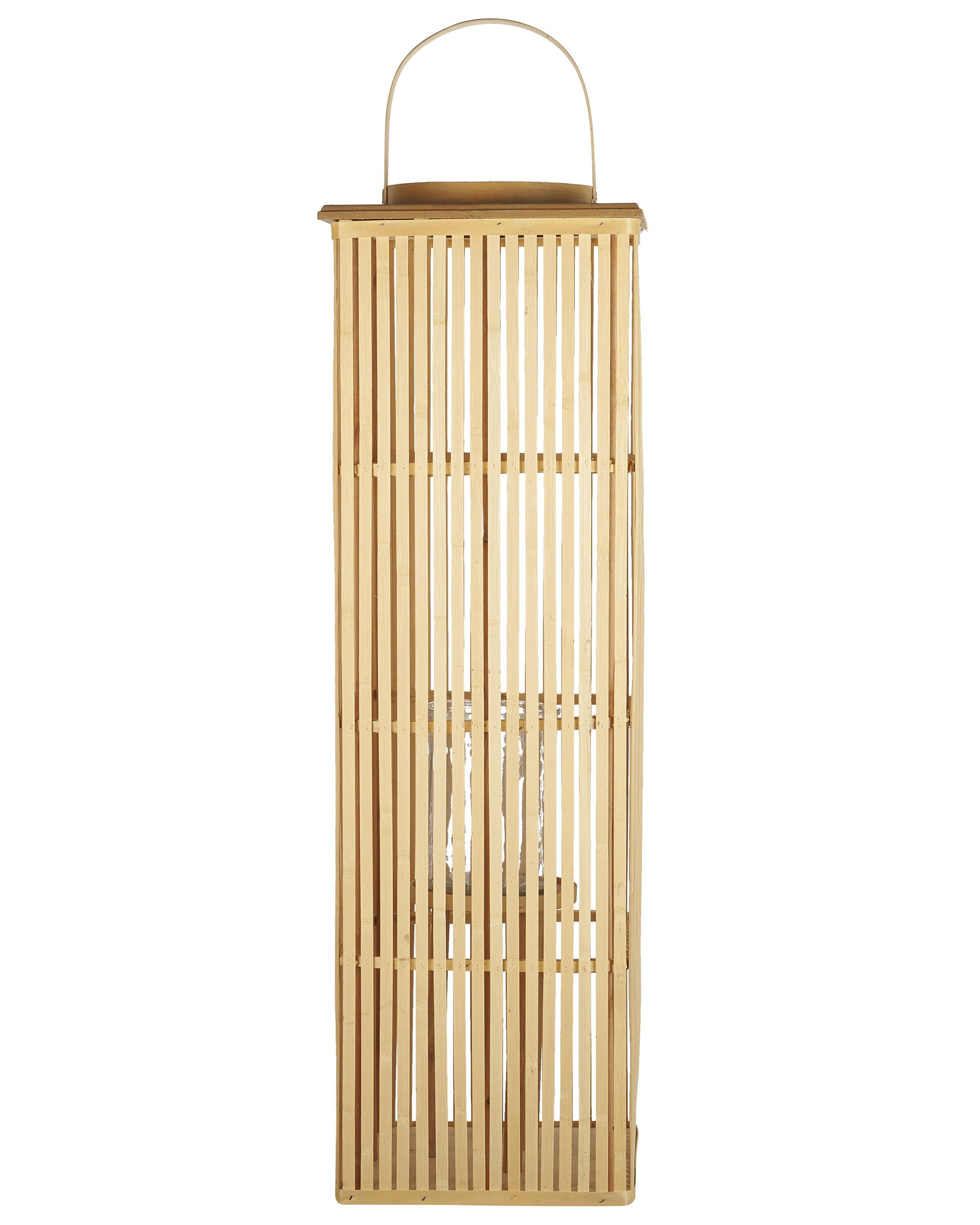 Lampion świecznik bambusowy naturalny88 cm