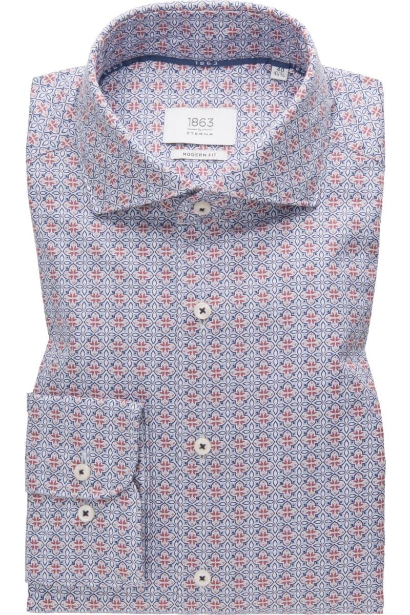ETERNA 1863 Modern Fit Hemd Campari, Bedruckt
