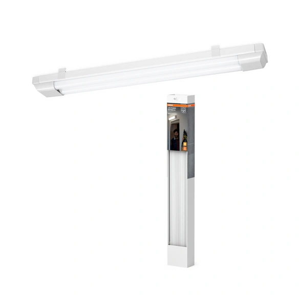 LED-Lichtleiste, LxBxH: 60x8,2x4,8 cm, warmweiß, weiß