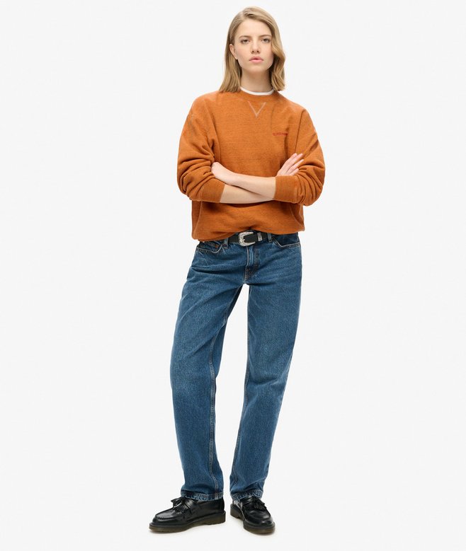 Essential Logo Overdyed Sweatshirt