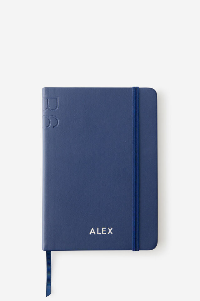 Personalised B6 Hard Cover Lined Notebook