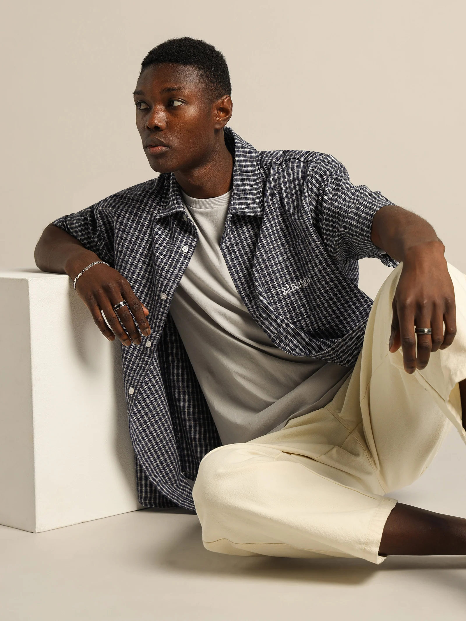 Button Up Check Shirt