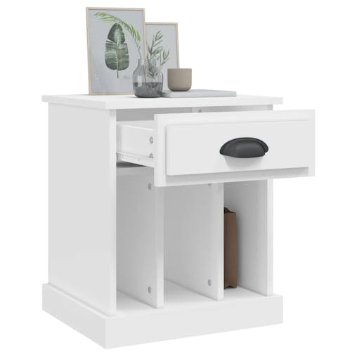 NNEVL Bedside Cabinets 2 pcs White 43x36x50 cm