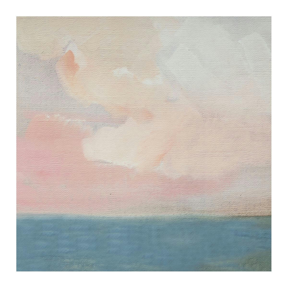 - Toile trompe-l'œil Coucher de Soleil 90x200cm