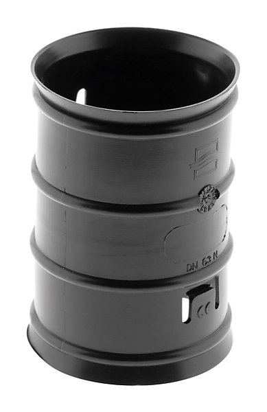 Manchon pour gaine TPC diamètre 63mm - Noir - Janoplast