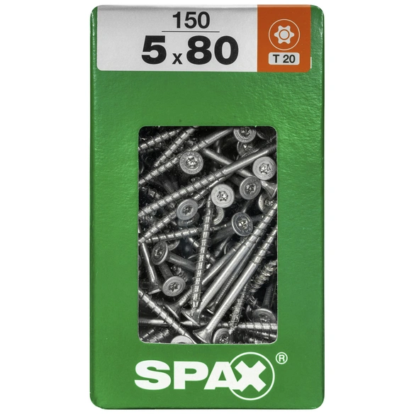 Universalschraube, 5 mm, Stahl, 150 Stk., TRX 5x80 XXL