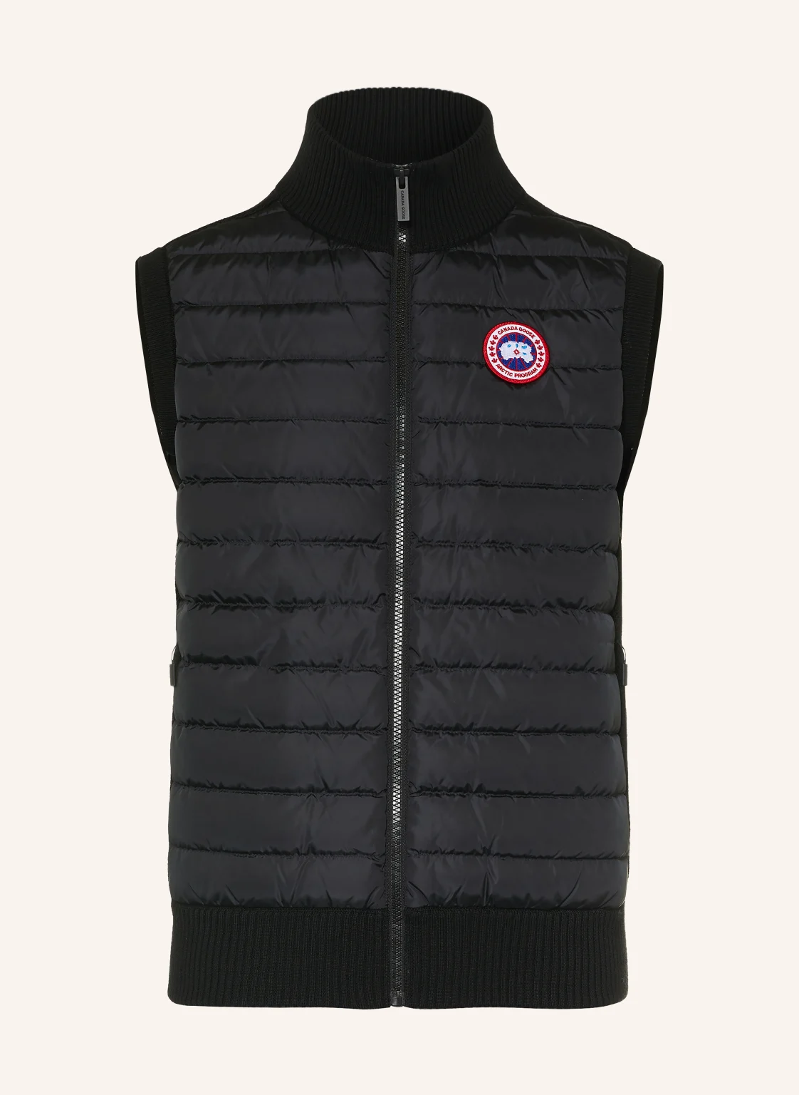 CANADA GOOSE Daunenweste HYBRIDGE im Materialmix