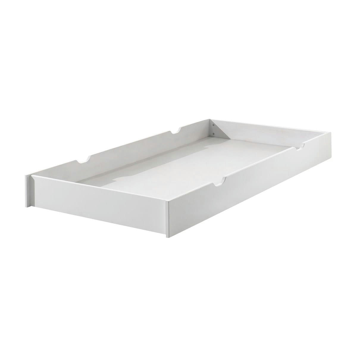 ERIK - Tiroir de lit blanc