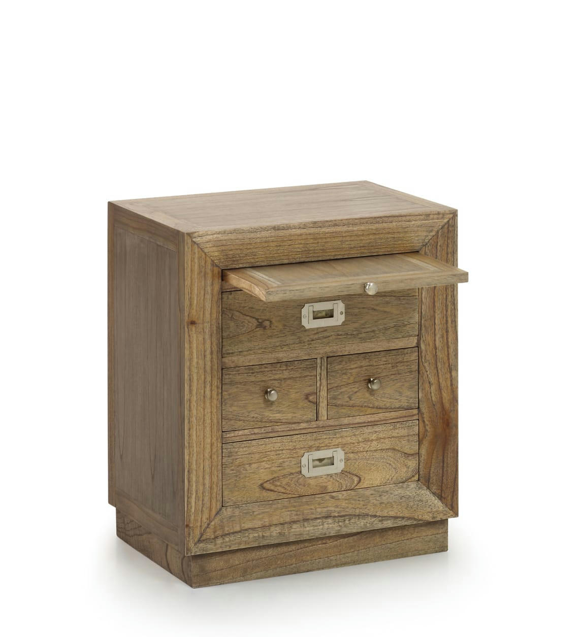 MERAPI - Table de chevet en bois marron L 50 cm