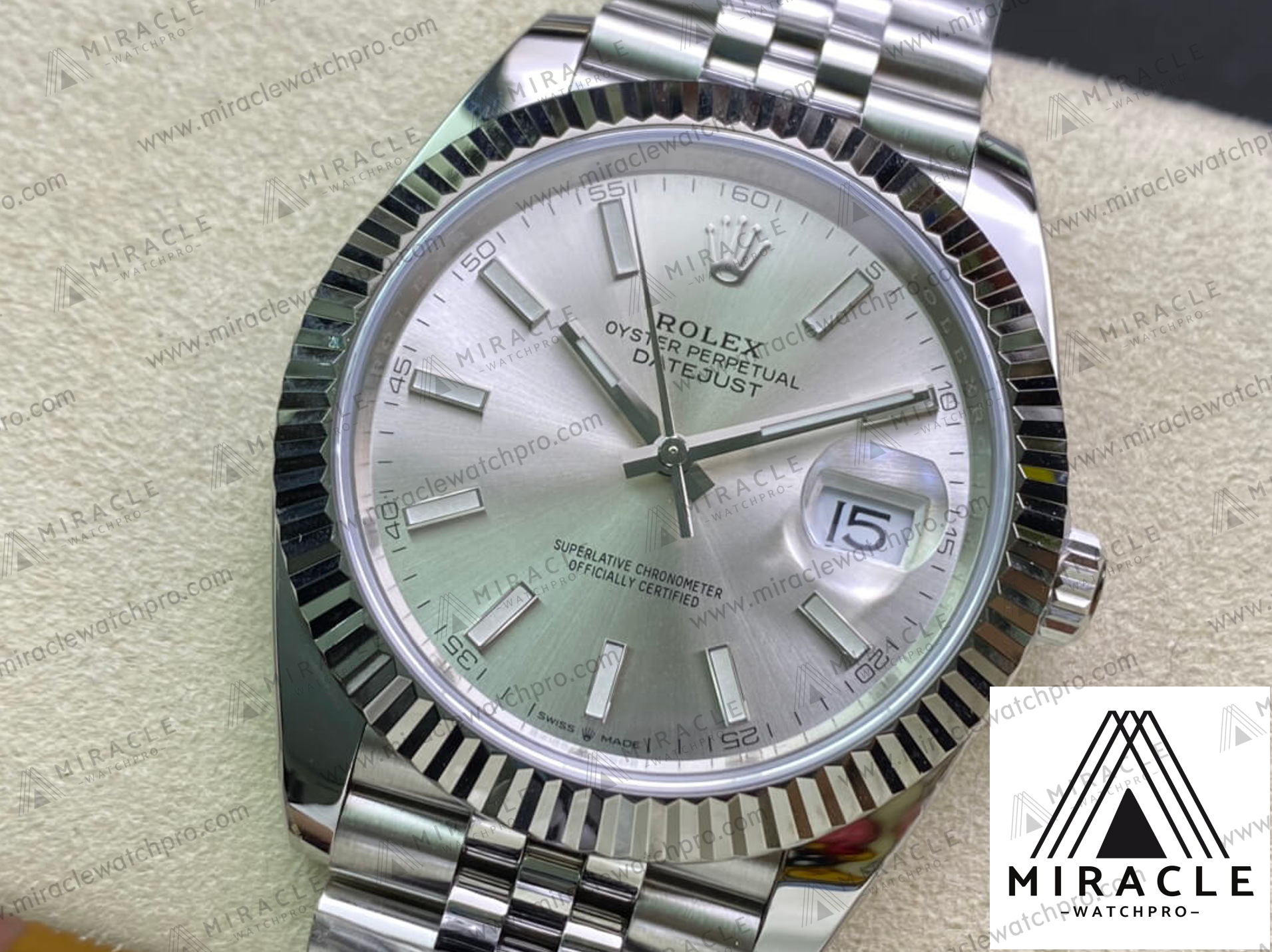 ROLEX-DATEJUST-REF.M126334-0004-ELITE CLONE-41MM-Replica Watch