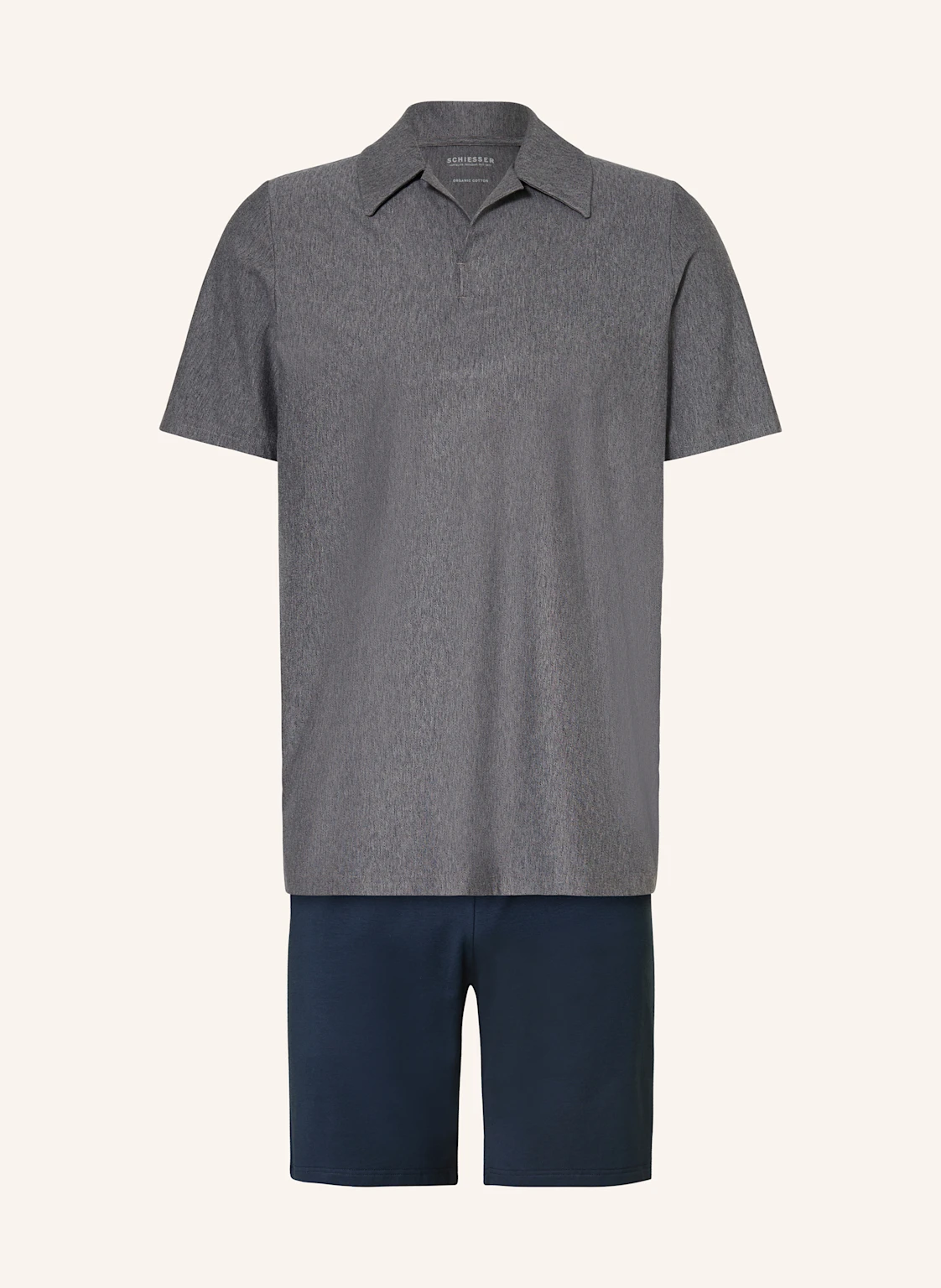 SCHIESSER Shorty-Schlafanzug SELECTED PREMIUM JACQUARD
