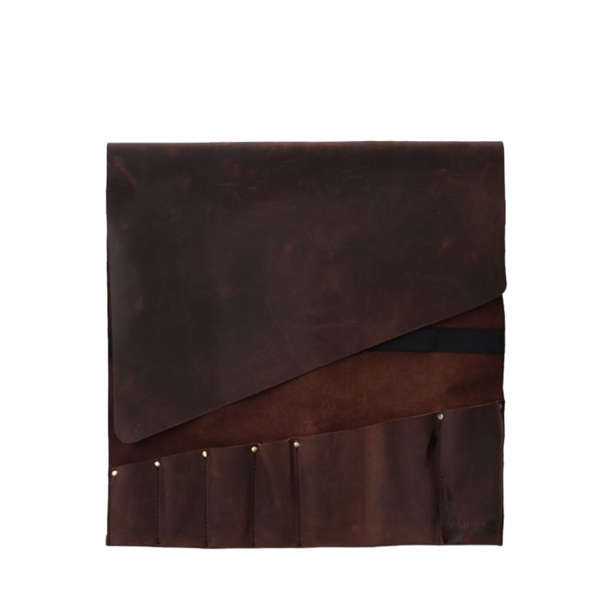 Manfield Bruine leren foedraal