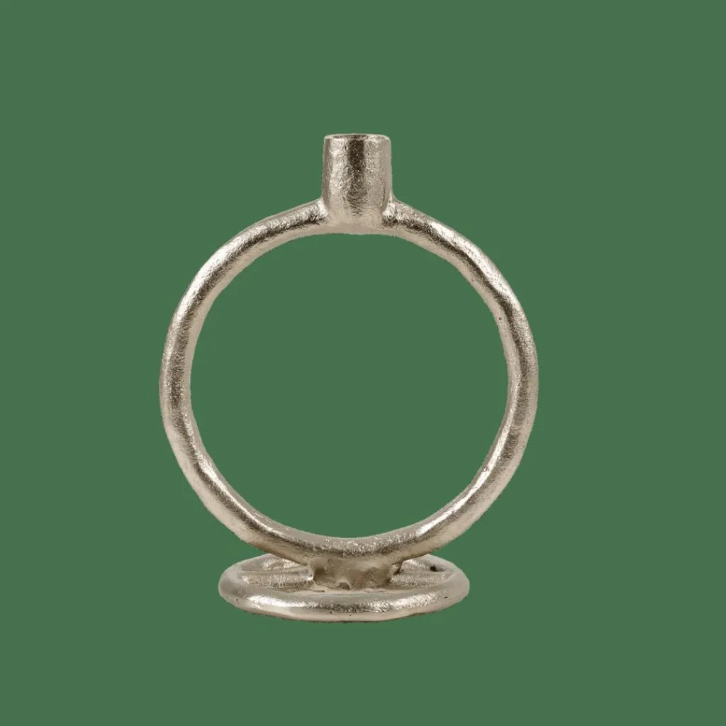 Bougeoirs^CASA RINGS Bougeoir Argent