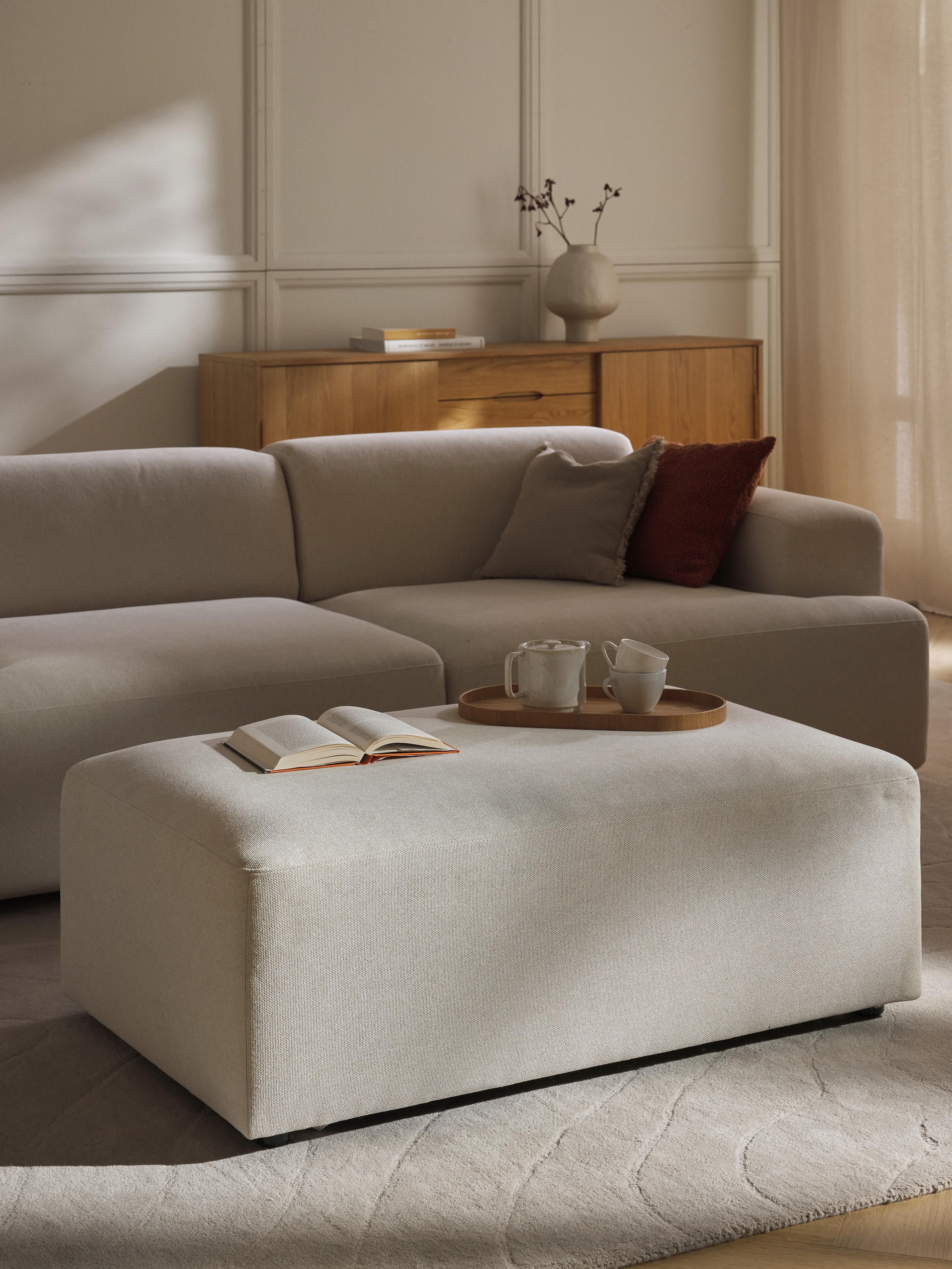 XL Sofa-Hocker Melva, B 116 x T 72 cm