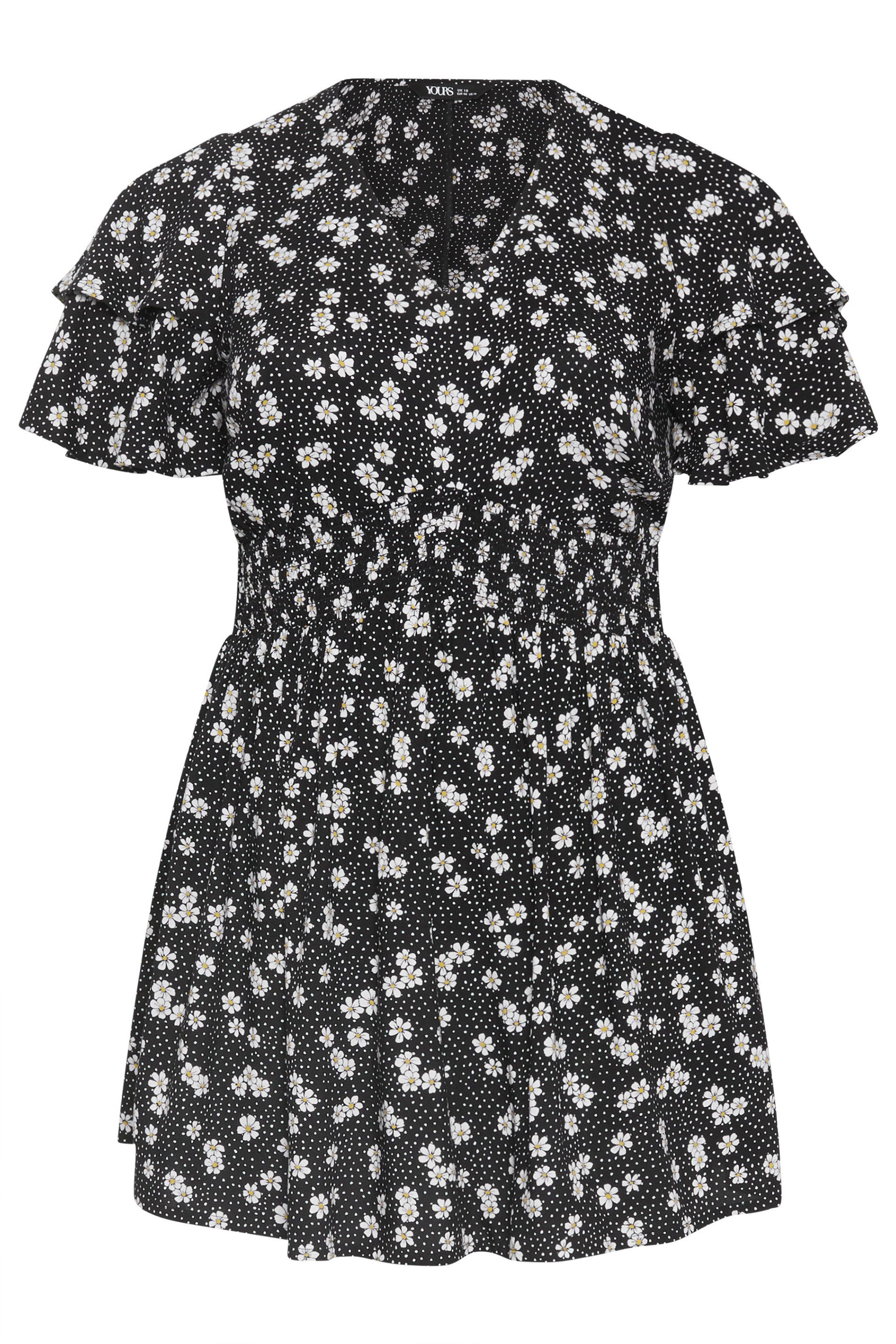 Yours Daisy Flutter Sleeve Top