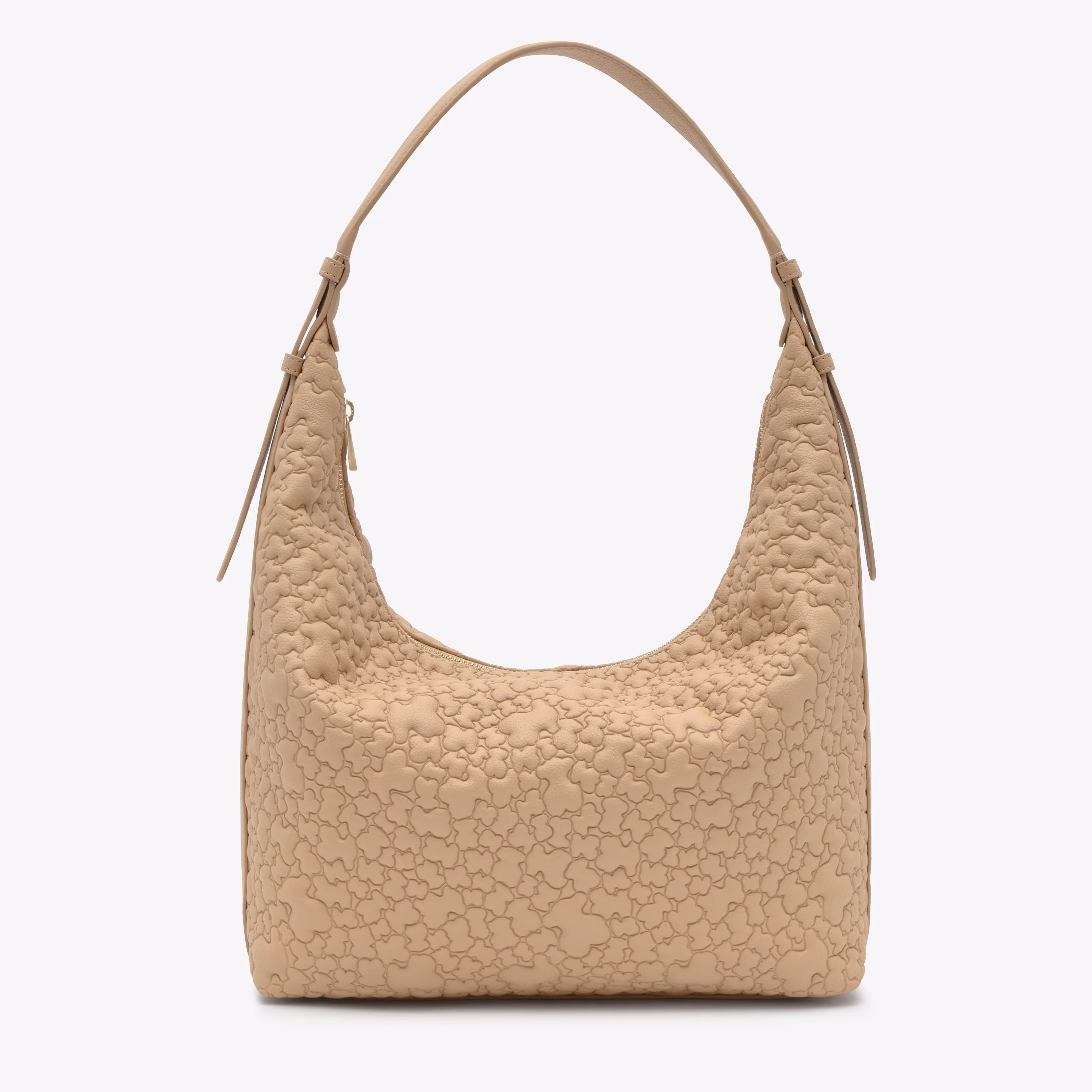 Bolso de hombro grande arena Tous Puffy Bear
