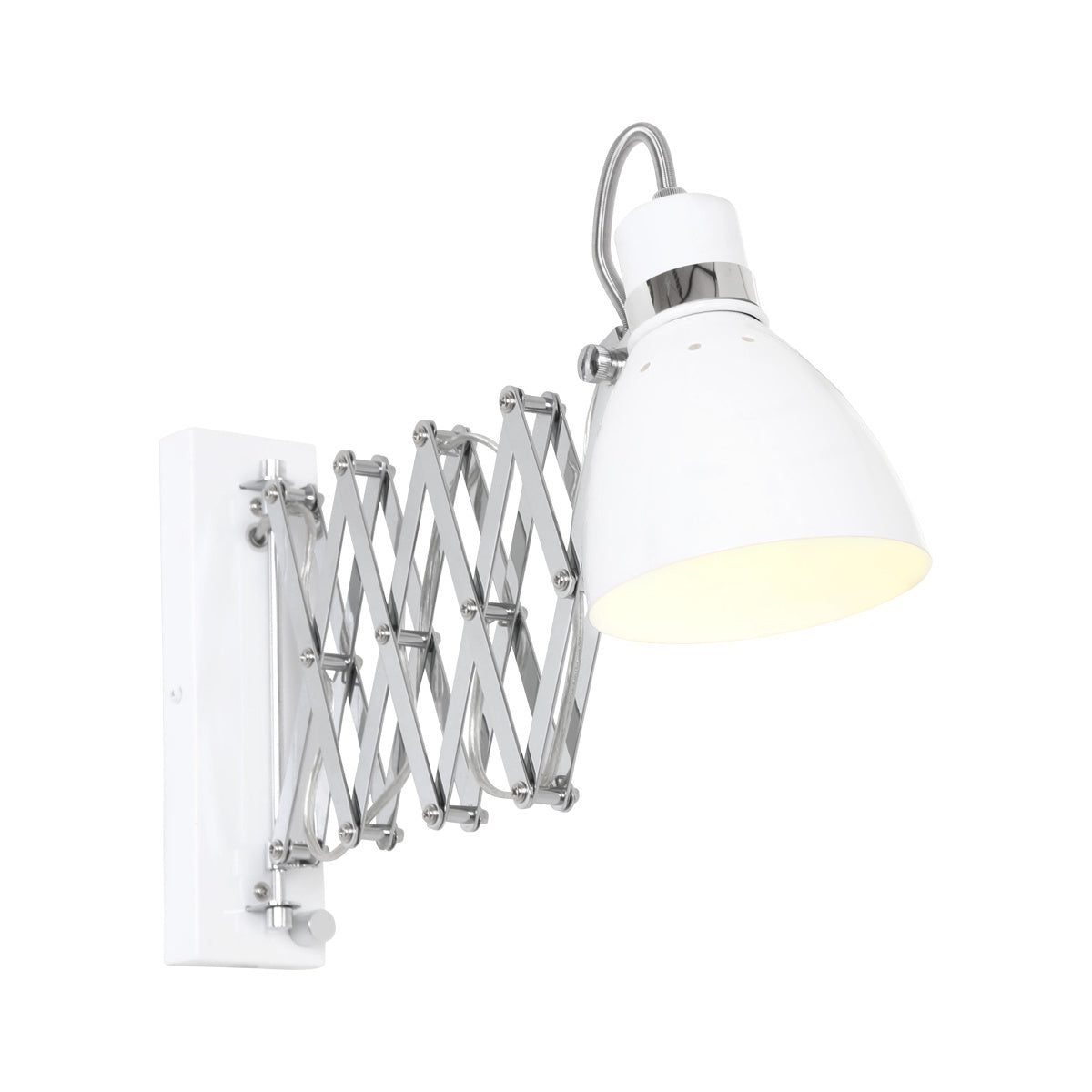 Steinhauer wandlamp spring - 1 lichts - 70x 24 cm - wit