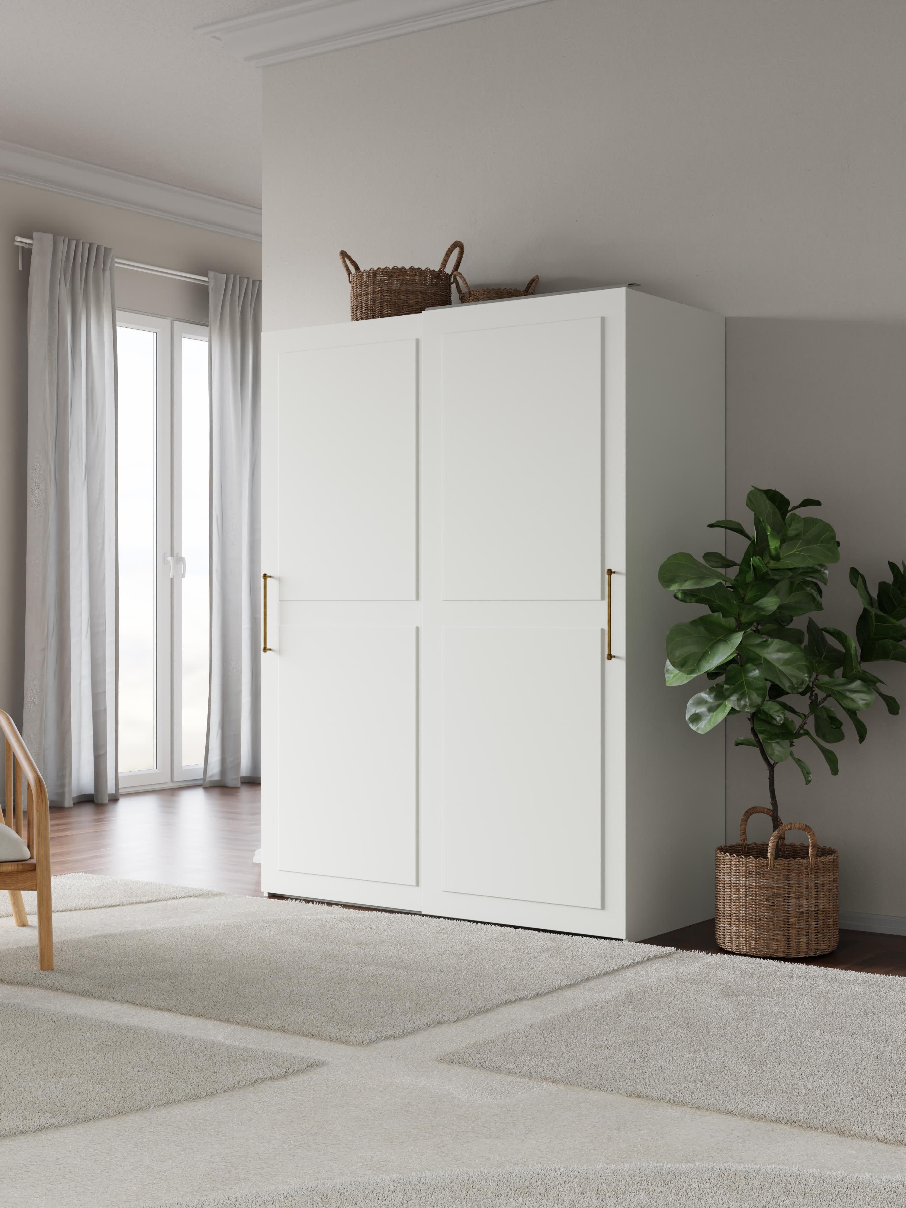 Modularer Schwebetürenschrank Charlotte, 150 cm Breite, in verschiedenen Größen