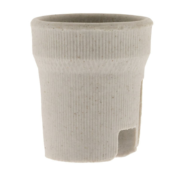 Douille E27 porcelaine à vis - Blanc - Zenitech