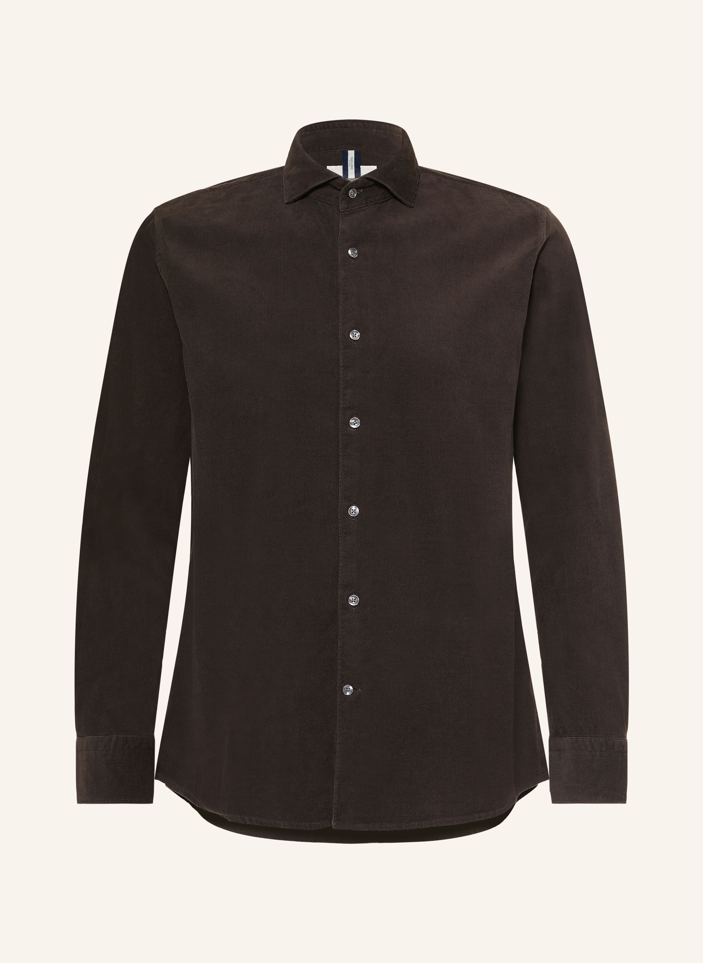 PROFUOMO Cordhemd Comfort Fit