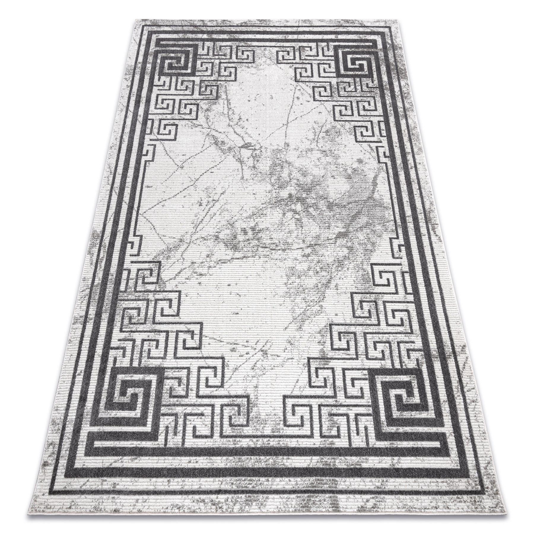 Dywan NOBLE nowoczesny 1517 65 Ramka, grecki, marmur - 80x150 cm