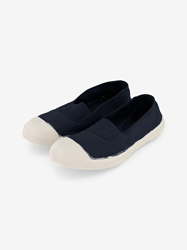 Tennis elastique femme marine