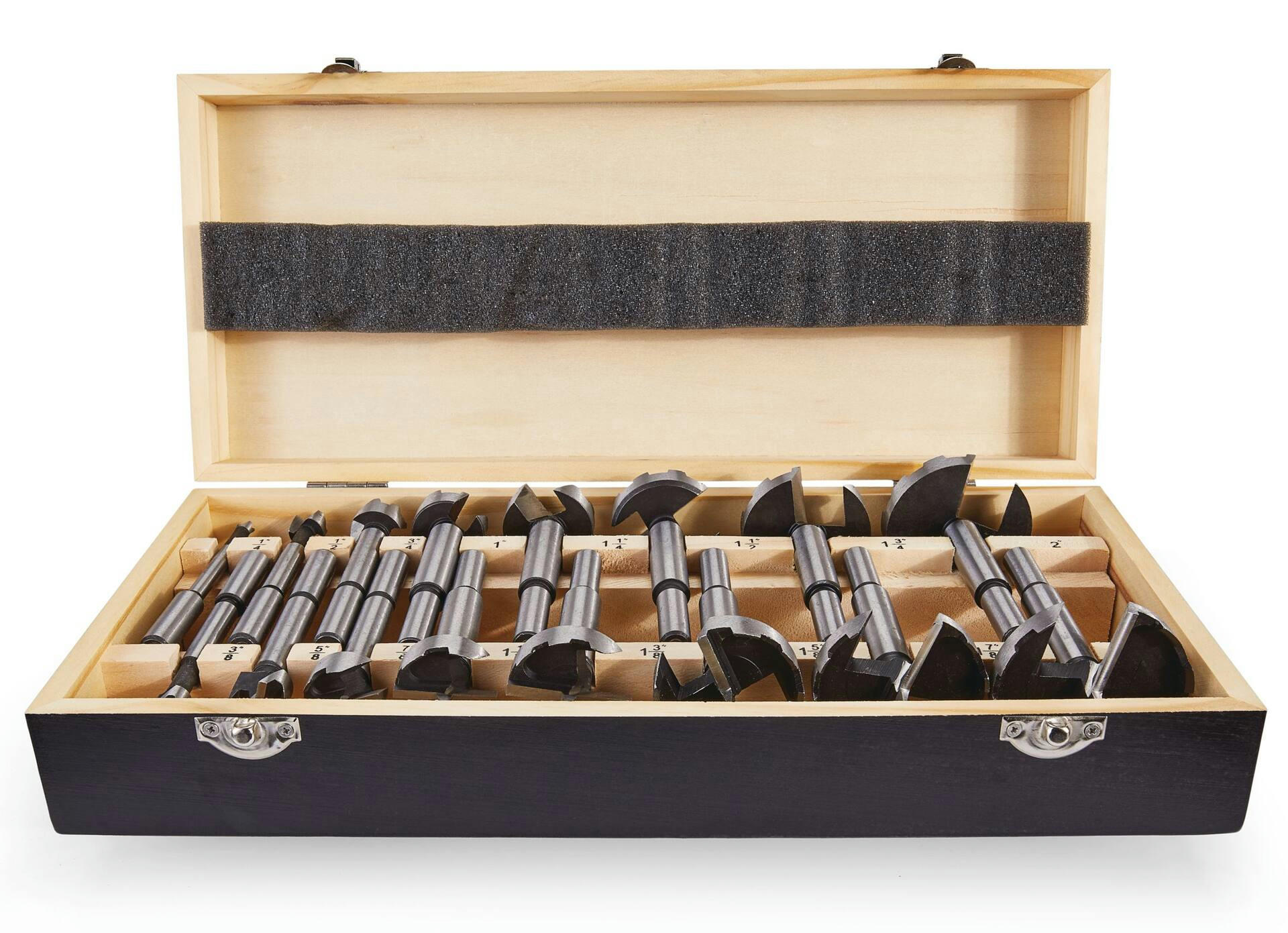 MAXIMUM Forstner Accessory Drill Bit Set, 16-pc