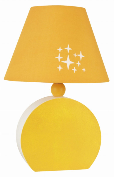 Lampa gab. OFELIA mdf 1x40w e14 pomarańczowa