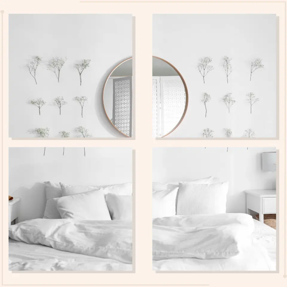 MISOU Plakspiegel Zelfklevende Spiegel Vierkant Set van 4 40x40cm