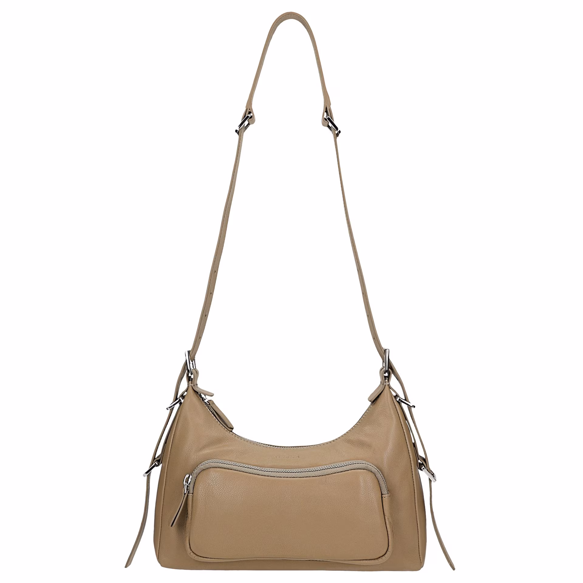 Mała beżowa torebka crossbody bag