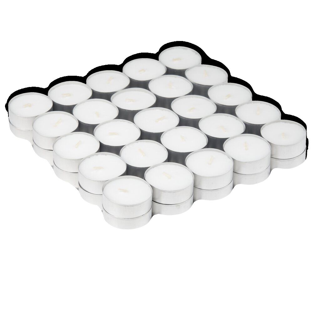 Bougie chauffe-plat blanche x100