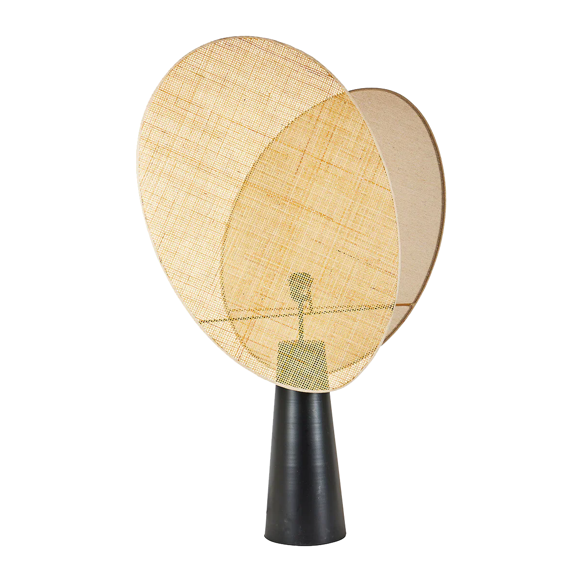 Ostaria Lampadaire ALMERIA coloris noir/beige